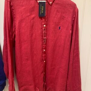 Ralph Lauren Men's linen Casual Shirt